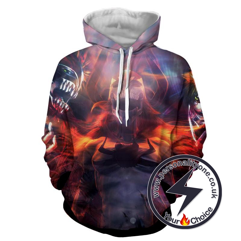 kurosaki ichigo - Bleach 3D - Bleach Hoodies